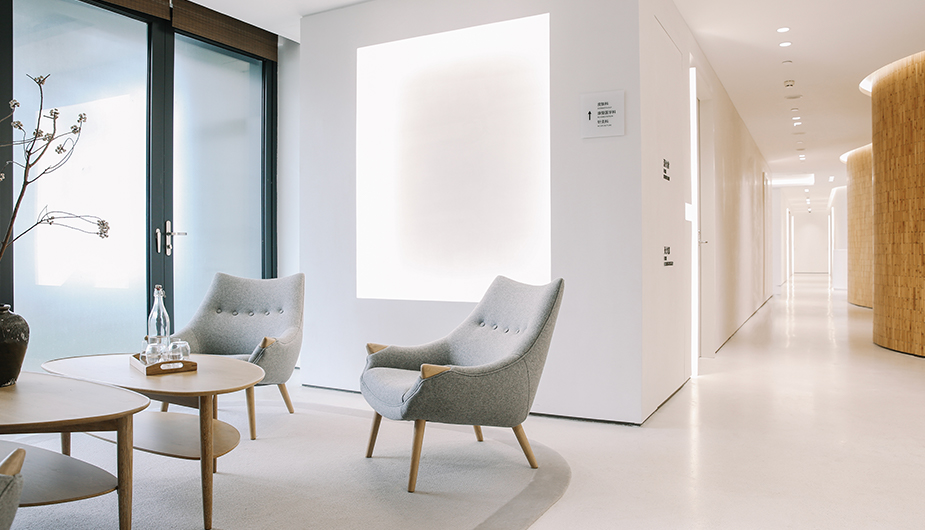 AT ONE Cosmetic Clinics self-care space.