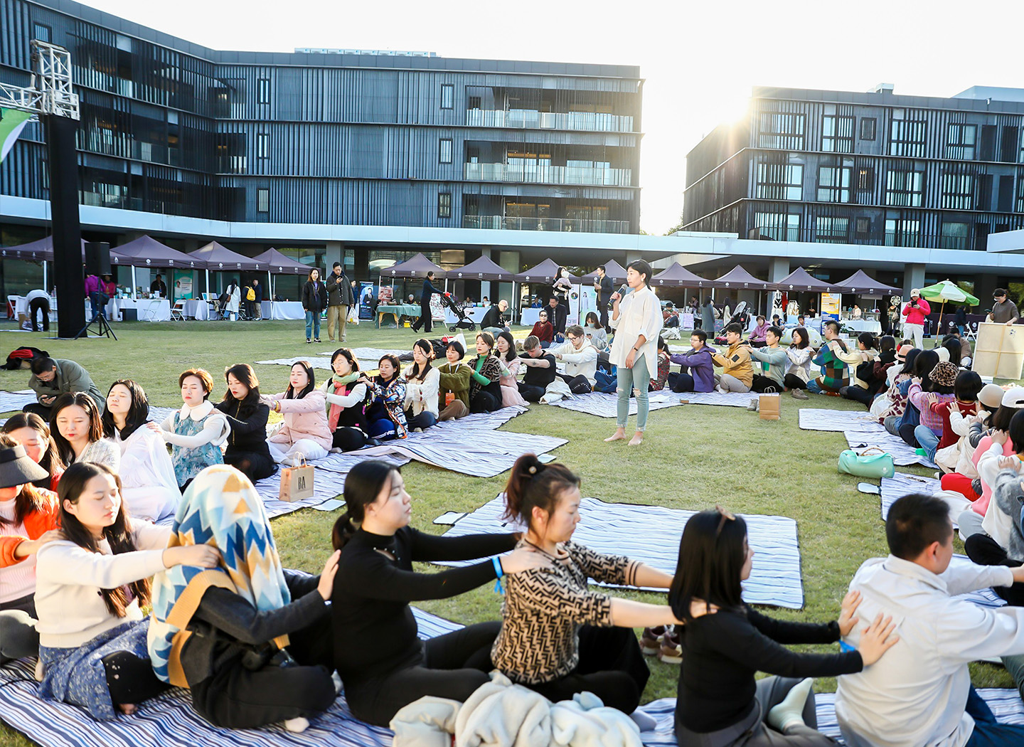 Healing Arts Festival gathering.