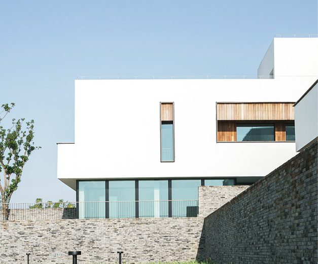 SANGHA Residence courtyard and exterior.