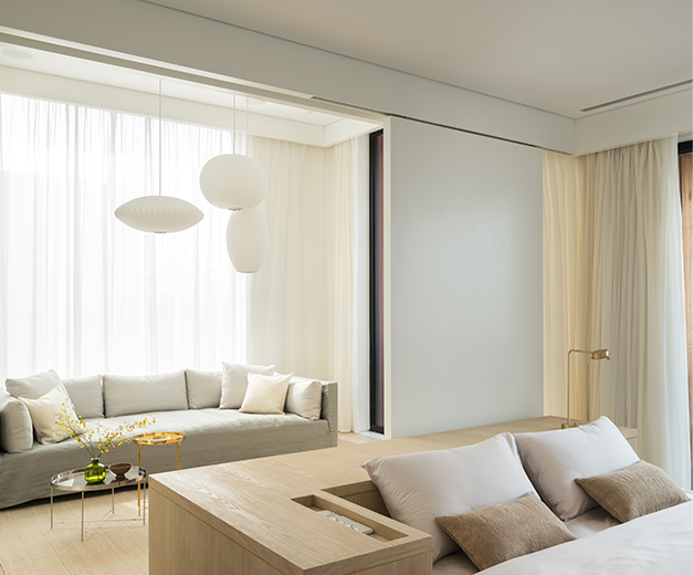 SANGHA Residence interior lounge.