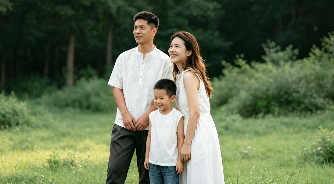 Family retreat in nature at SANGHA.