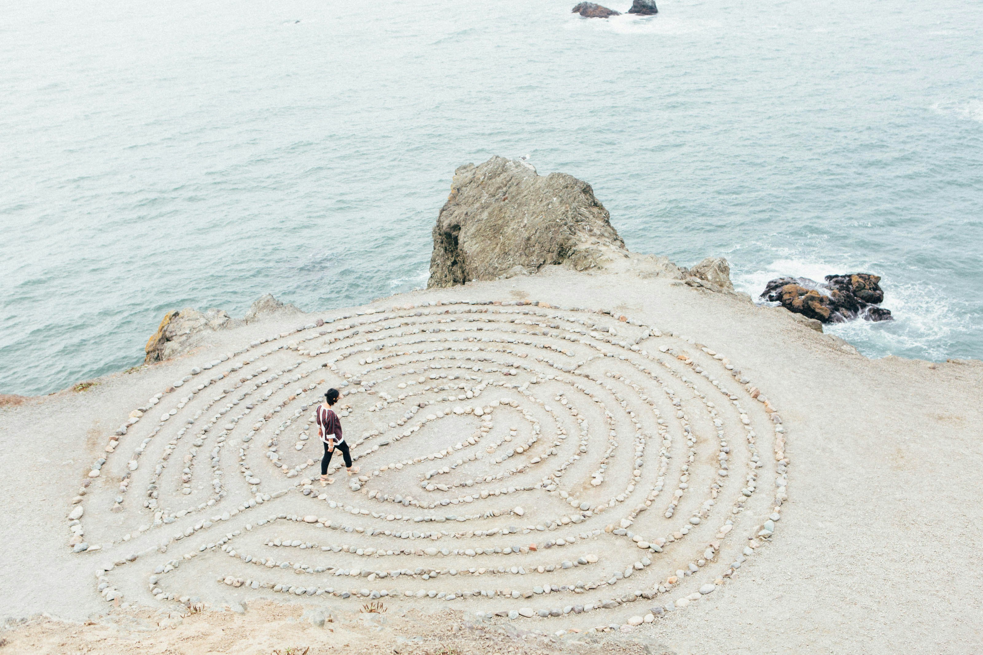 Well-being practice and stillness.